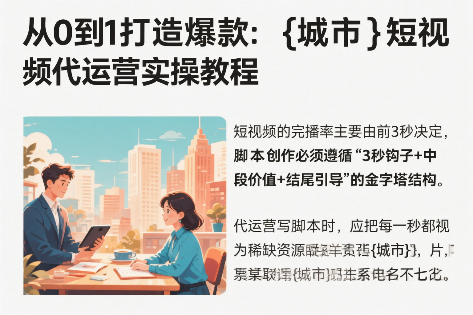 从0到1打造爆款：保亭短视频代运营实操教程