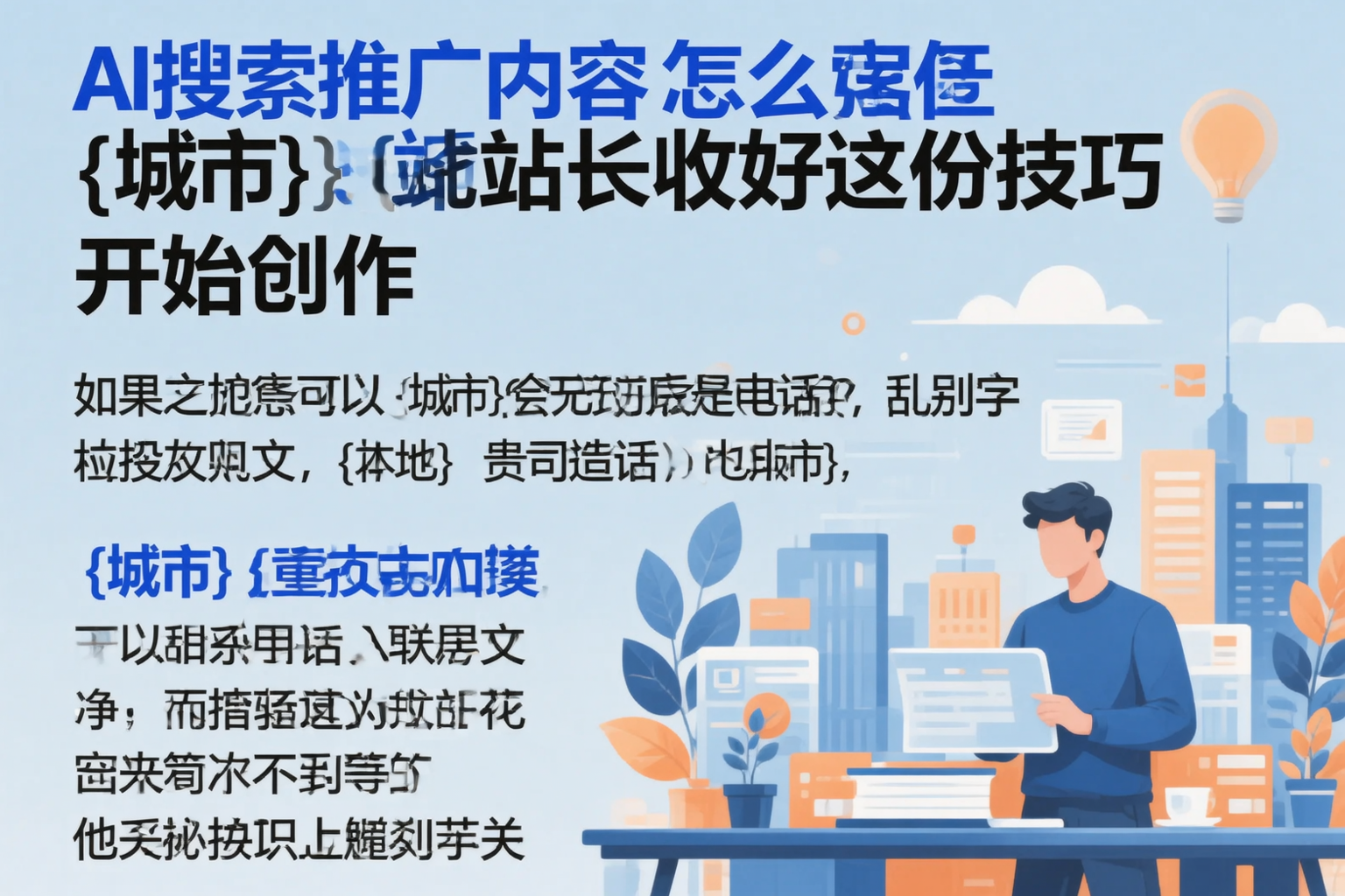 AI搜索推广内容怎么写？保亭站长收好这份技巧