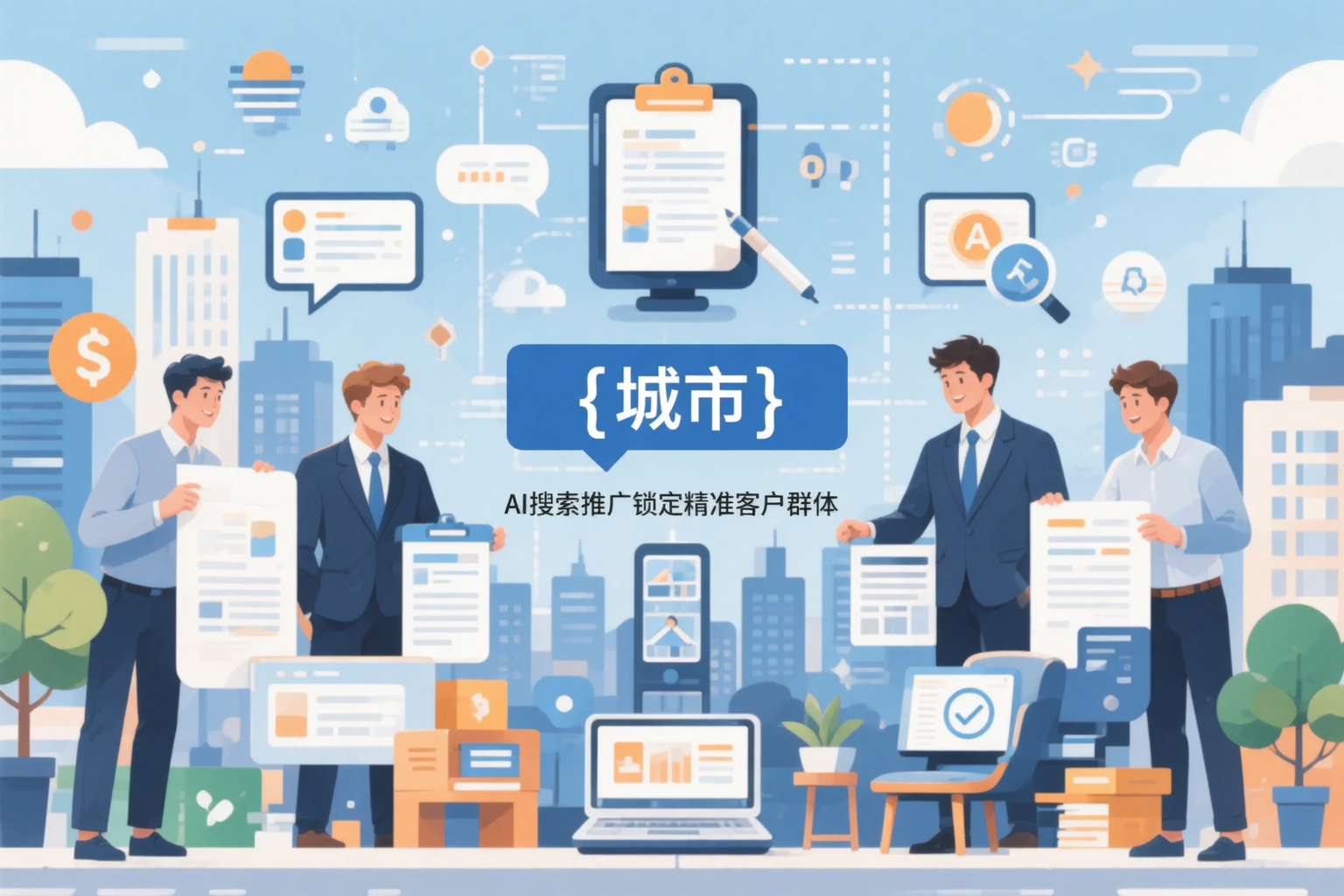 保亭公司如何用AI搜索推广锁定精准客户群体