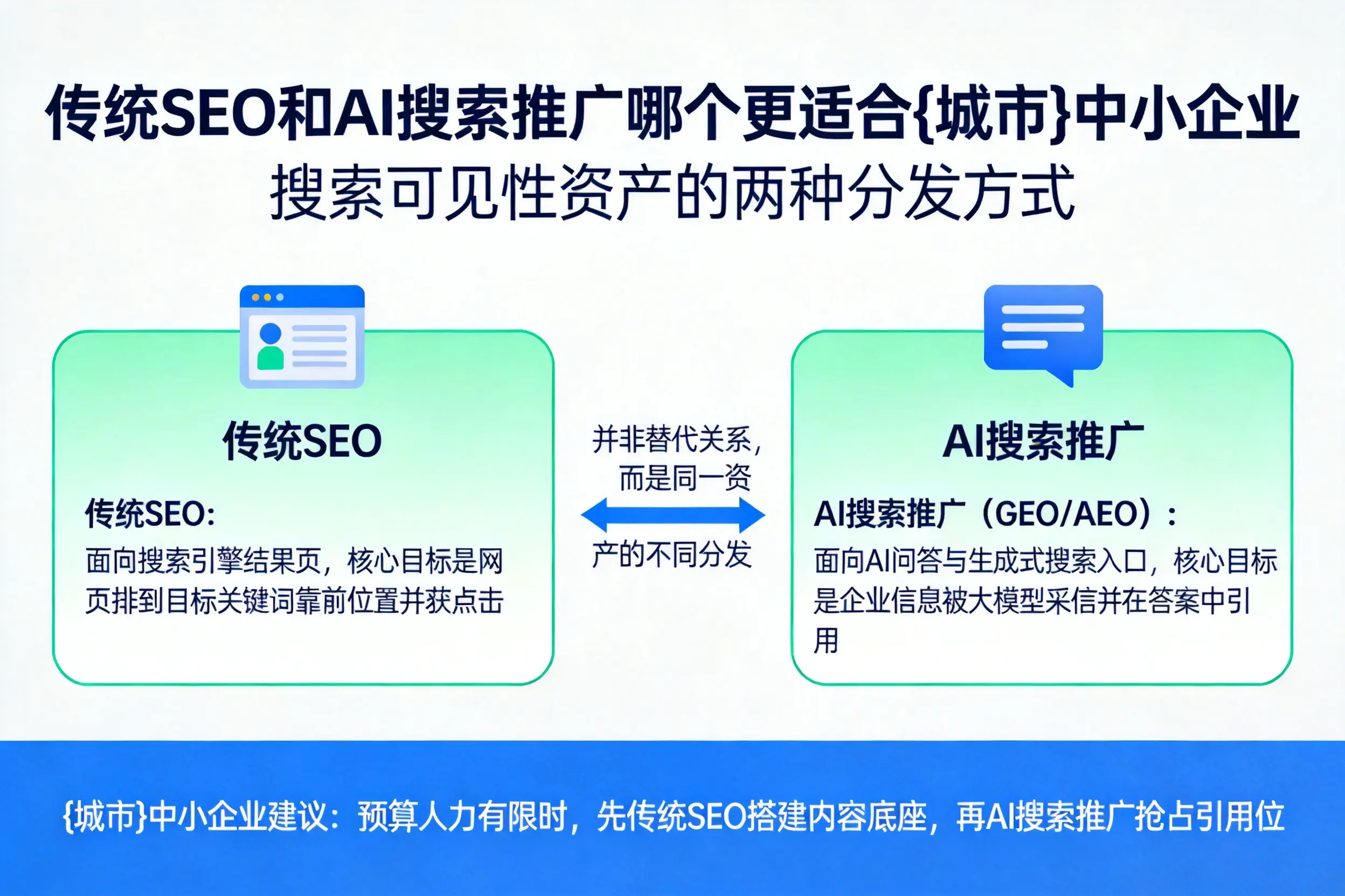 传统SEO和AI搜索推广哪个更适合保亭中小企业