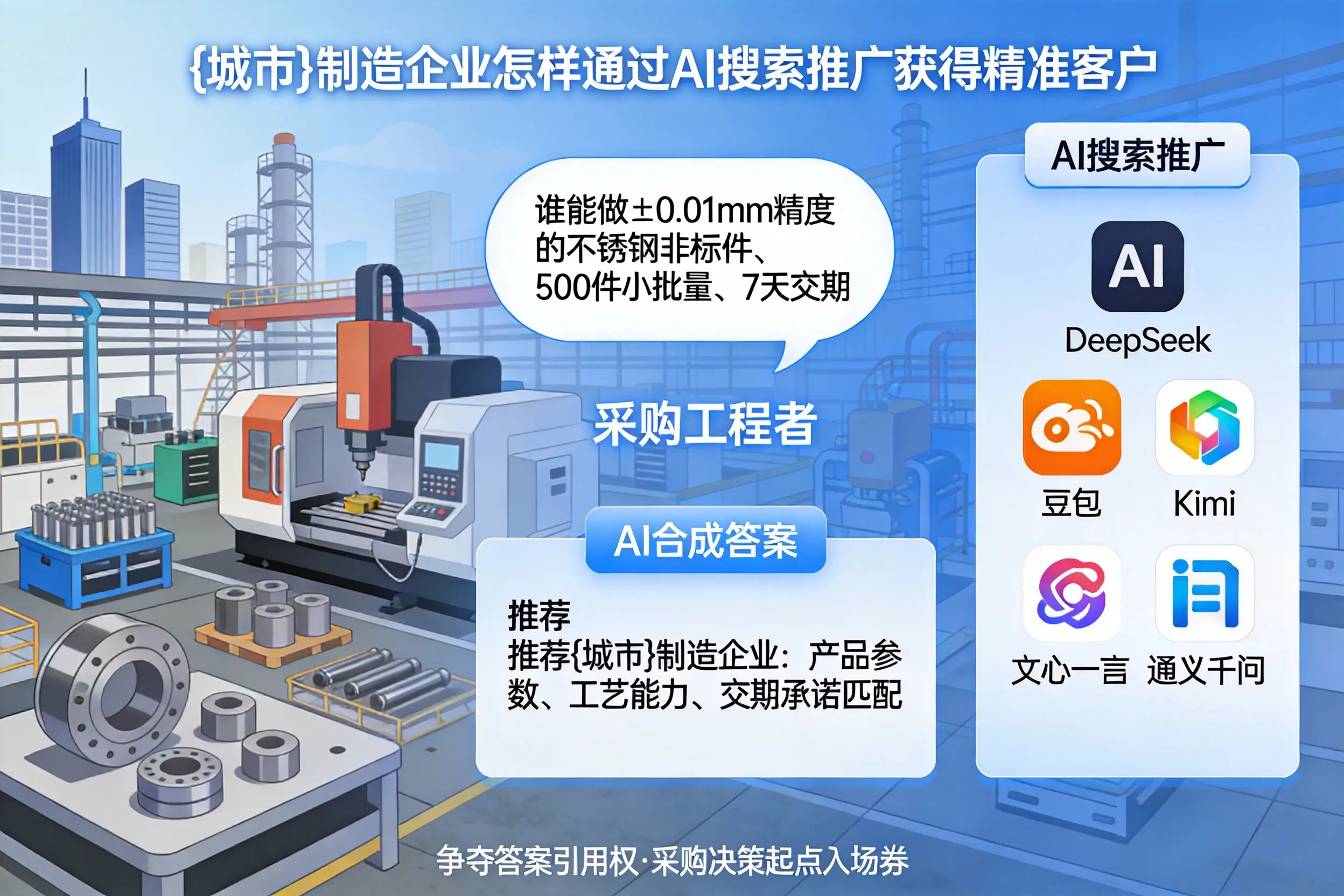 保亭制造企业怎样通过AI搜索推广获得精准客户