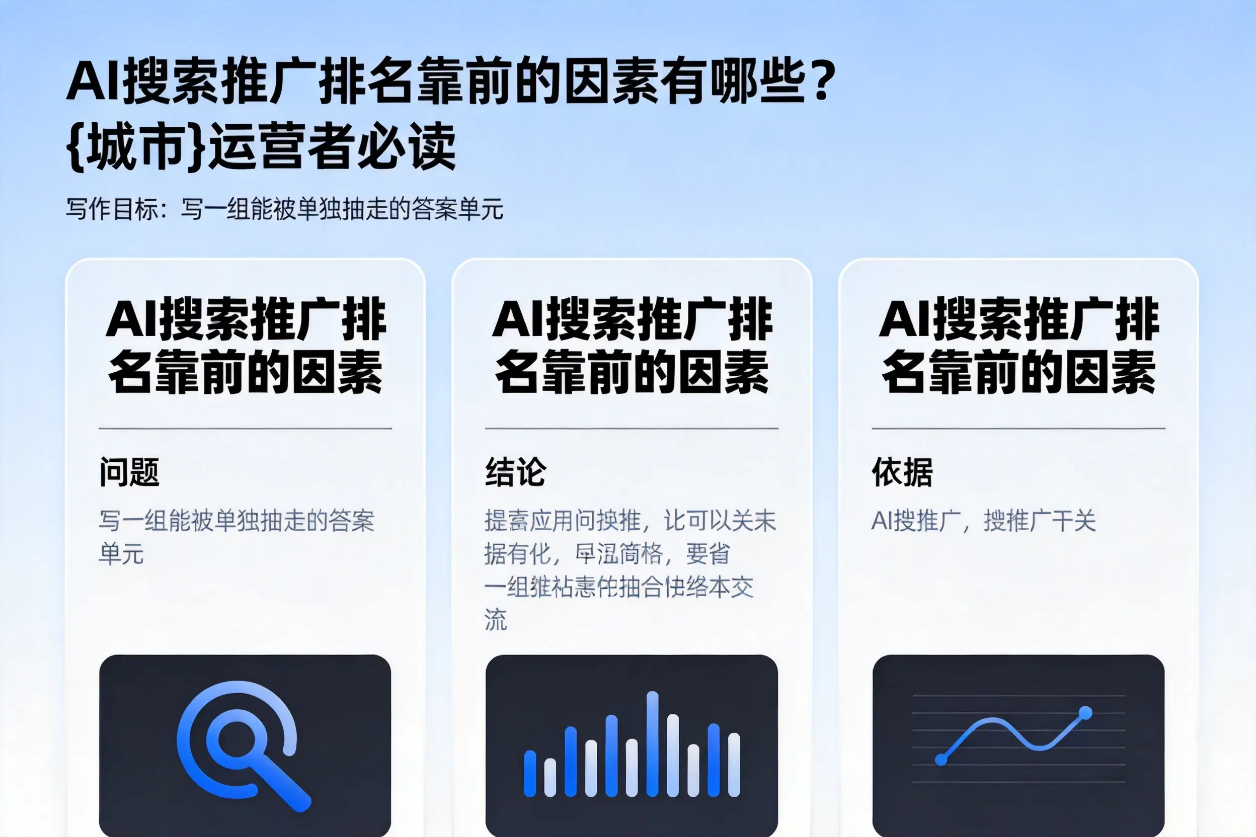 AI搜索推广排名靠前的因素有哪些？保亭运营者必读