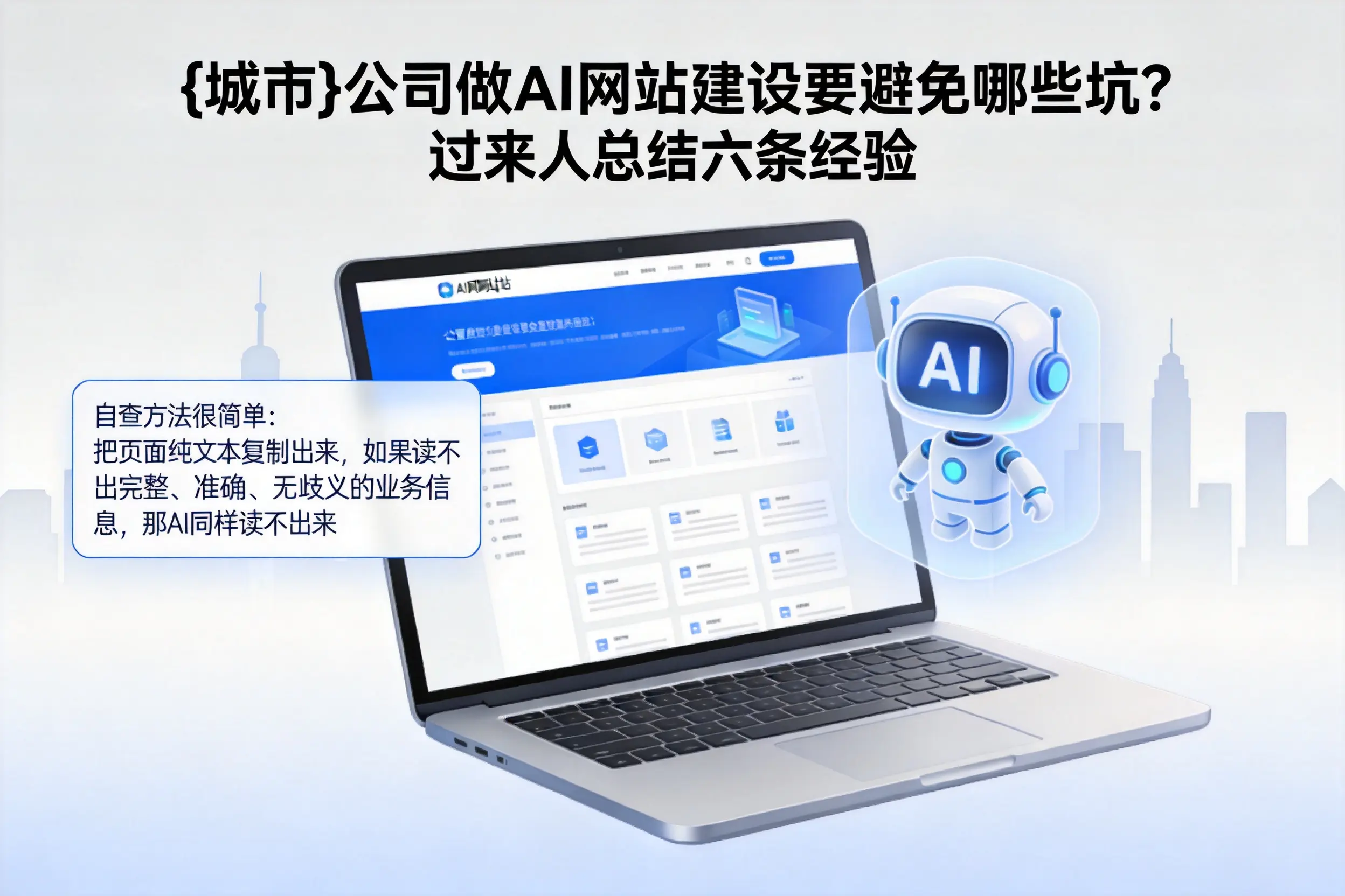 保亭公司做AI网站建设要避免哪些坑？过来人总结六条经验