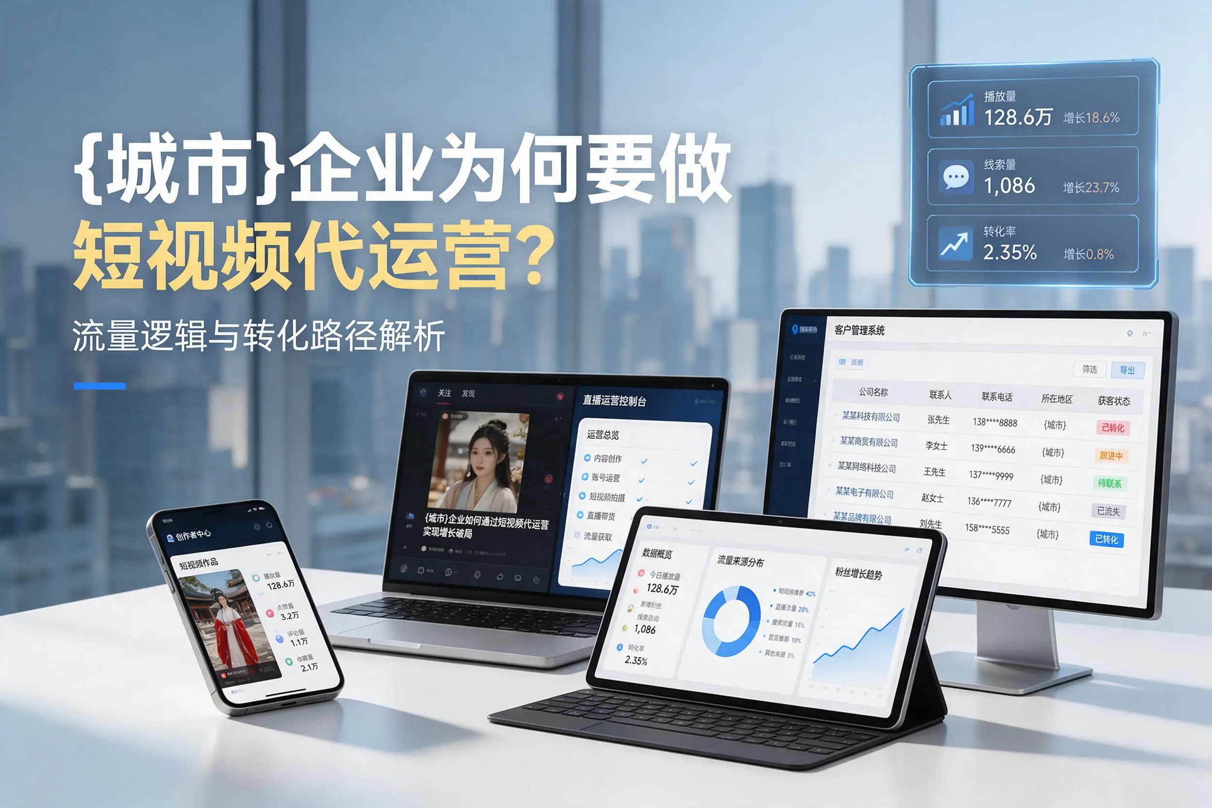 保亭企业为何要做短视频代运营？流量逻辑与转化路径解析