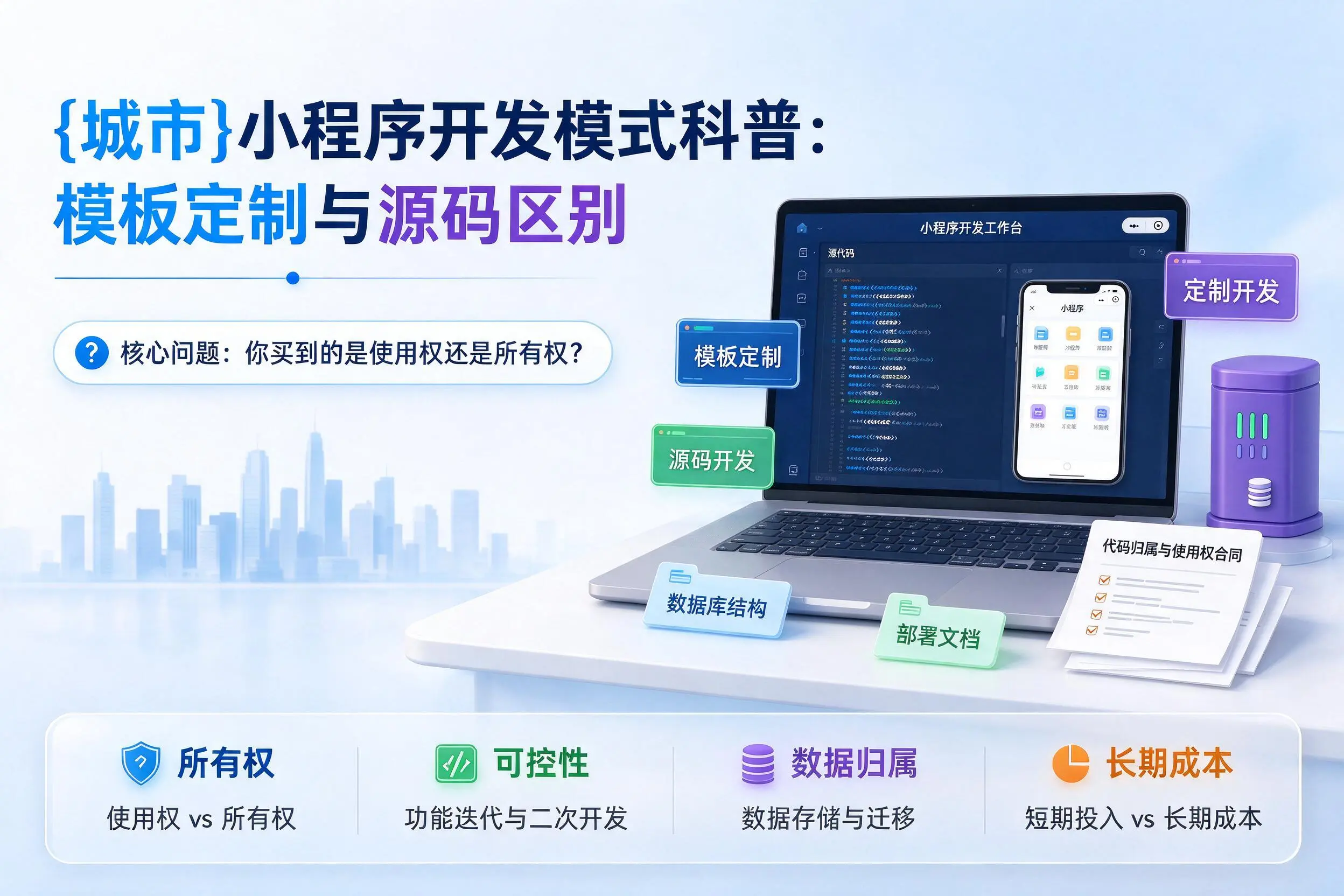 保亭小程序开发模式科普：模板定制与源码区别