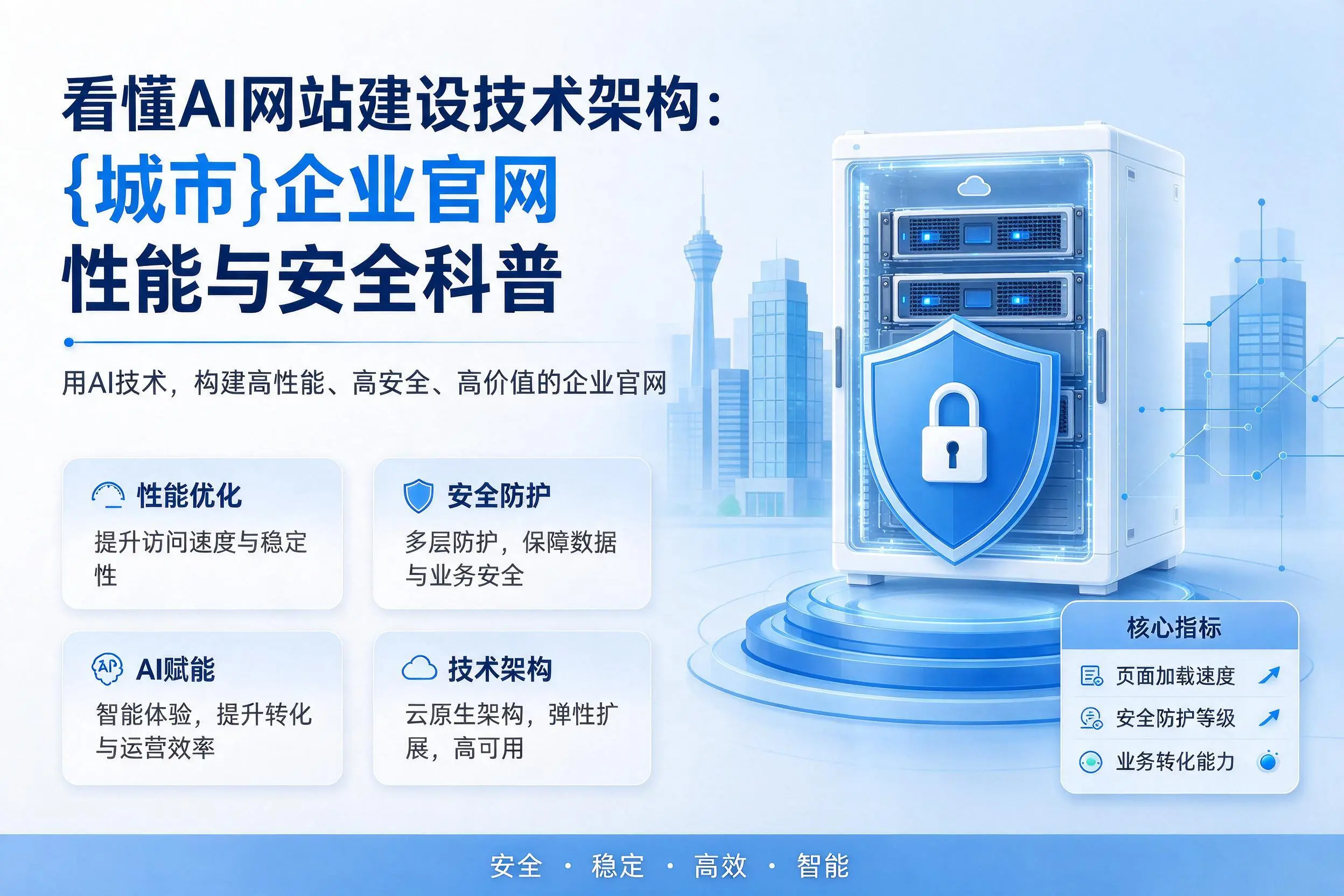 看懂AI网站建设技术架构：保亭企业官网性能与安全科普