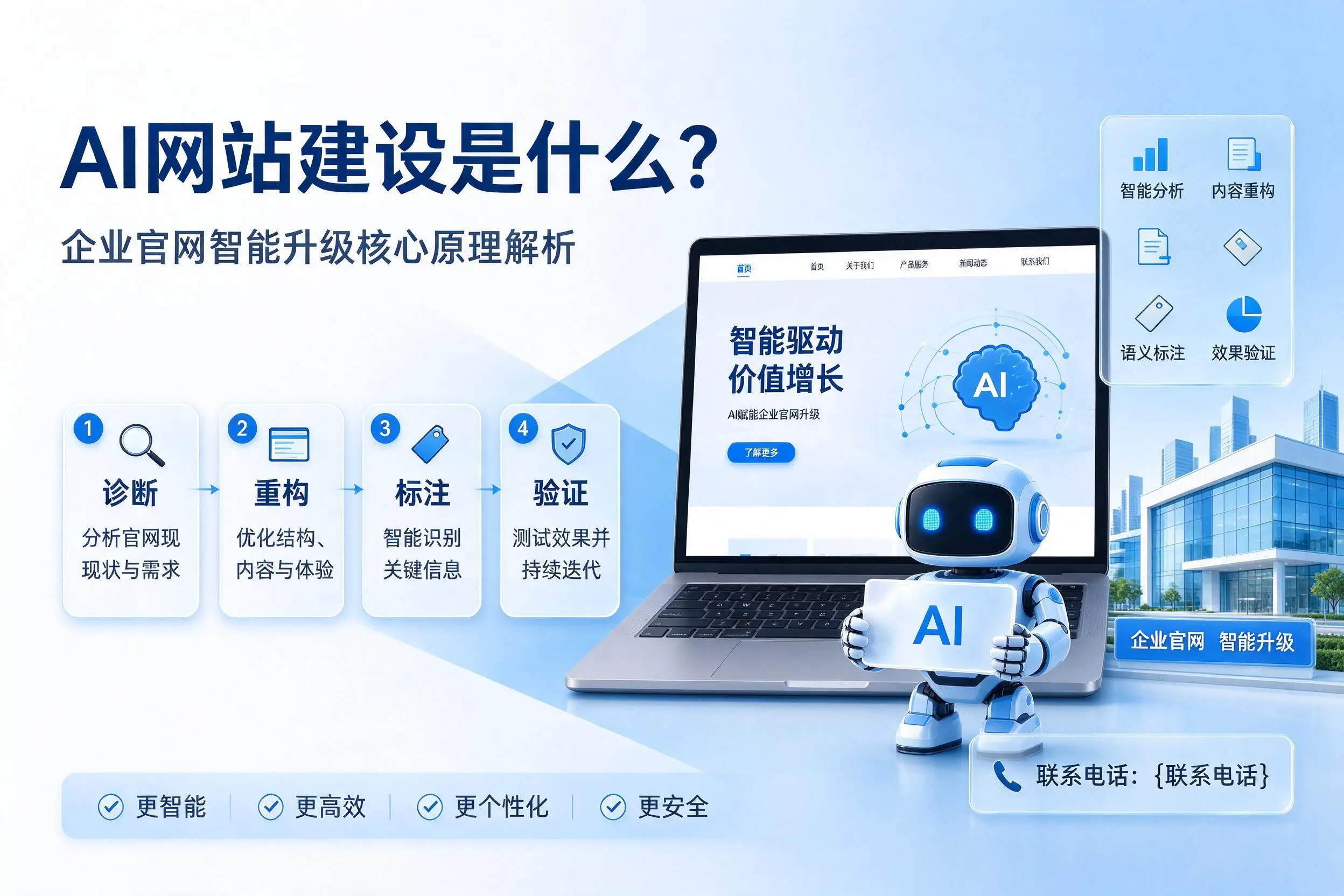 AI网站建设是什么?保亭企业官网智能升级核心原理解析