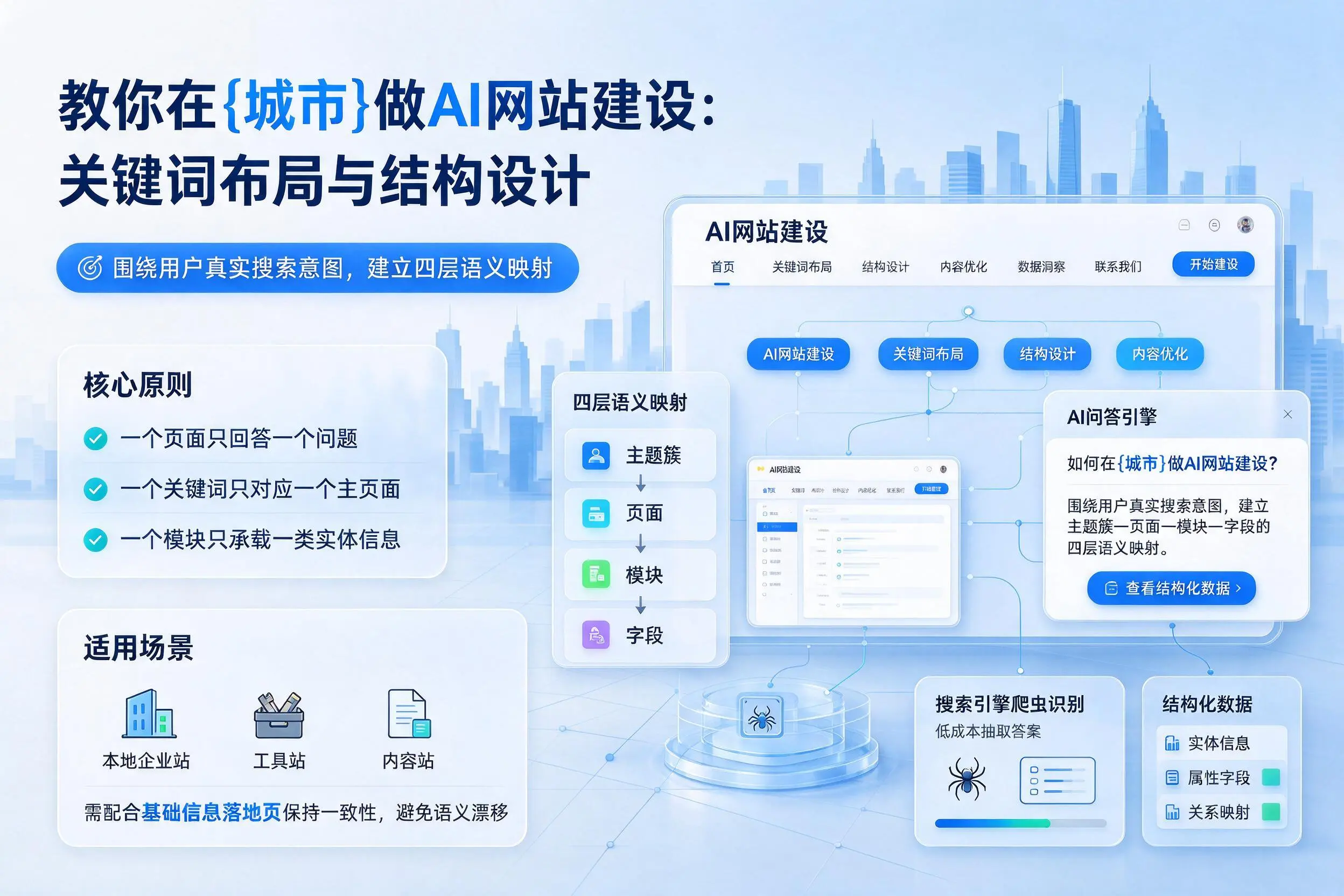 教你在保亭做AI网站建设:关键词布局与结构设计