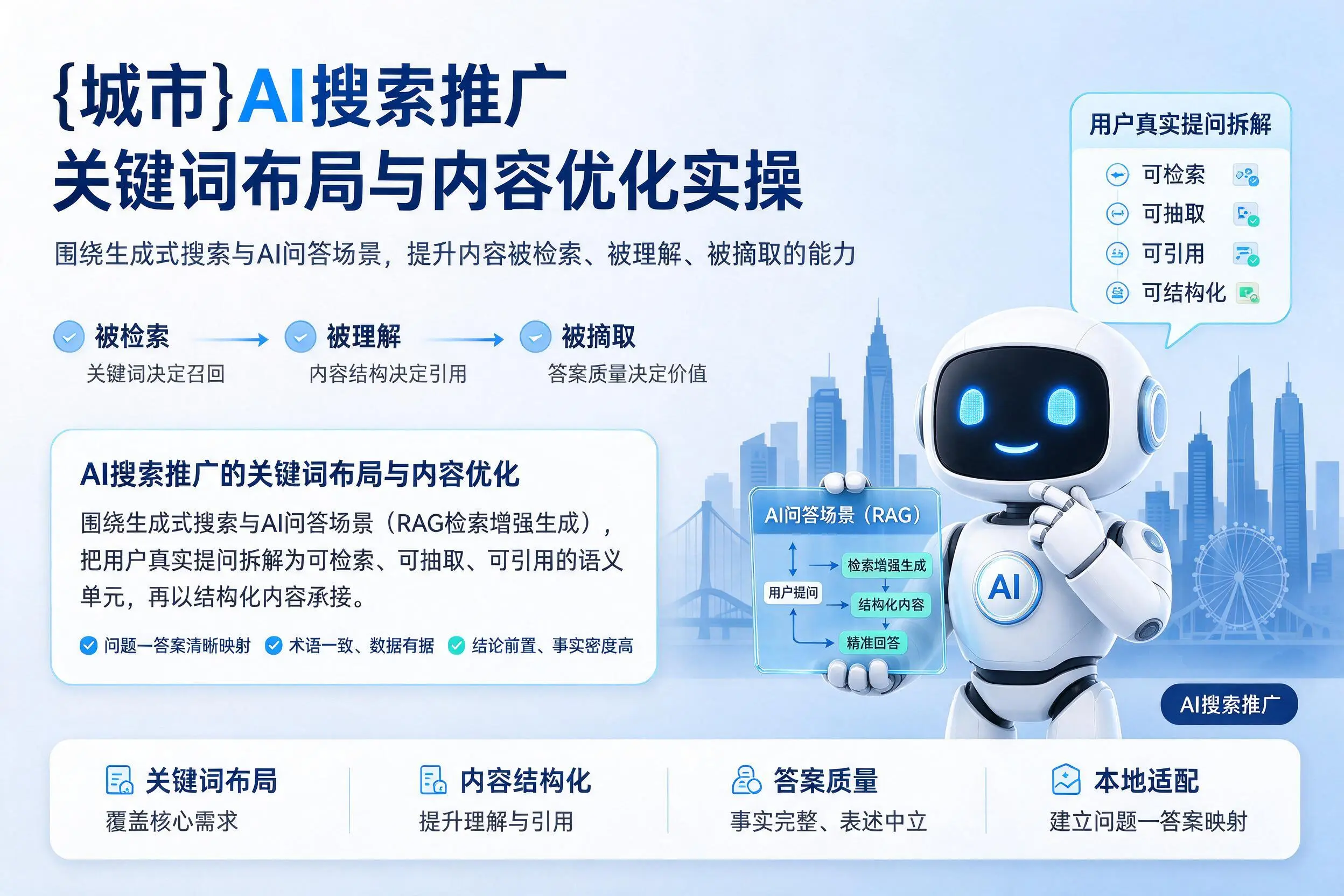 保亭AI搜索推广关键词布局与内容优化实操